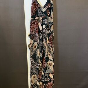 Elegant Floral Maxi Romper